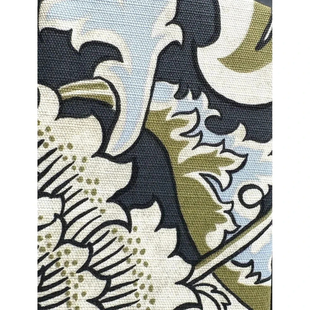 Morris & Co Shower Curtain Severne Blue Green Floral English Country Garden